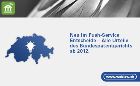 Push Service Entscheide, BPatG